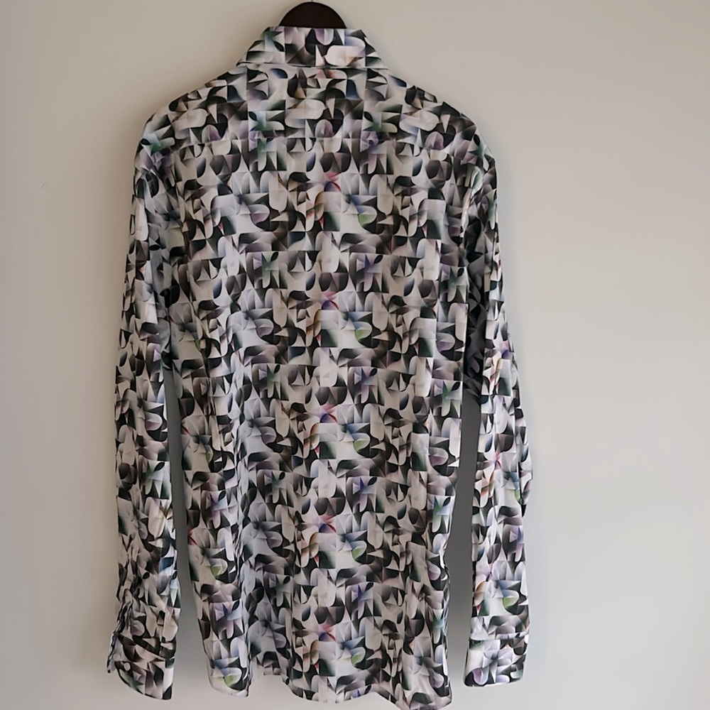 Simons Abstract Multicolor Modern Shirt - Picture 2 of 8